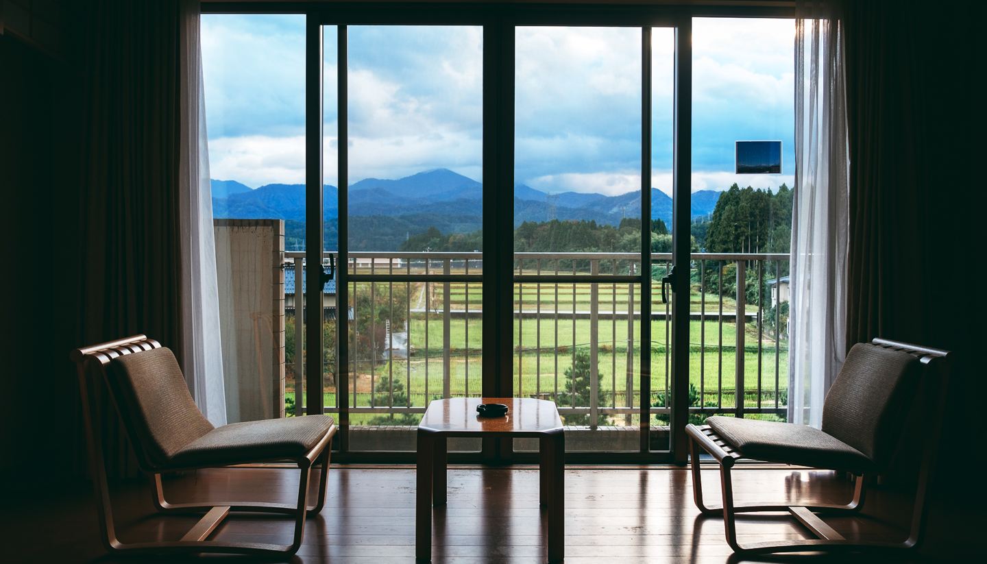 The rooms at Tsurugi Koizuki enjoy stunning views