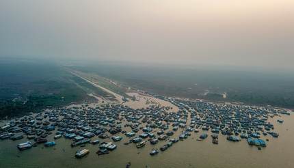 Kompong Luong Floating Village, Cambodia