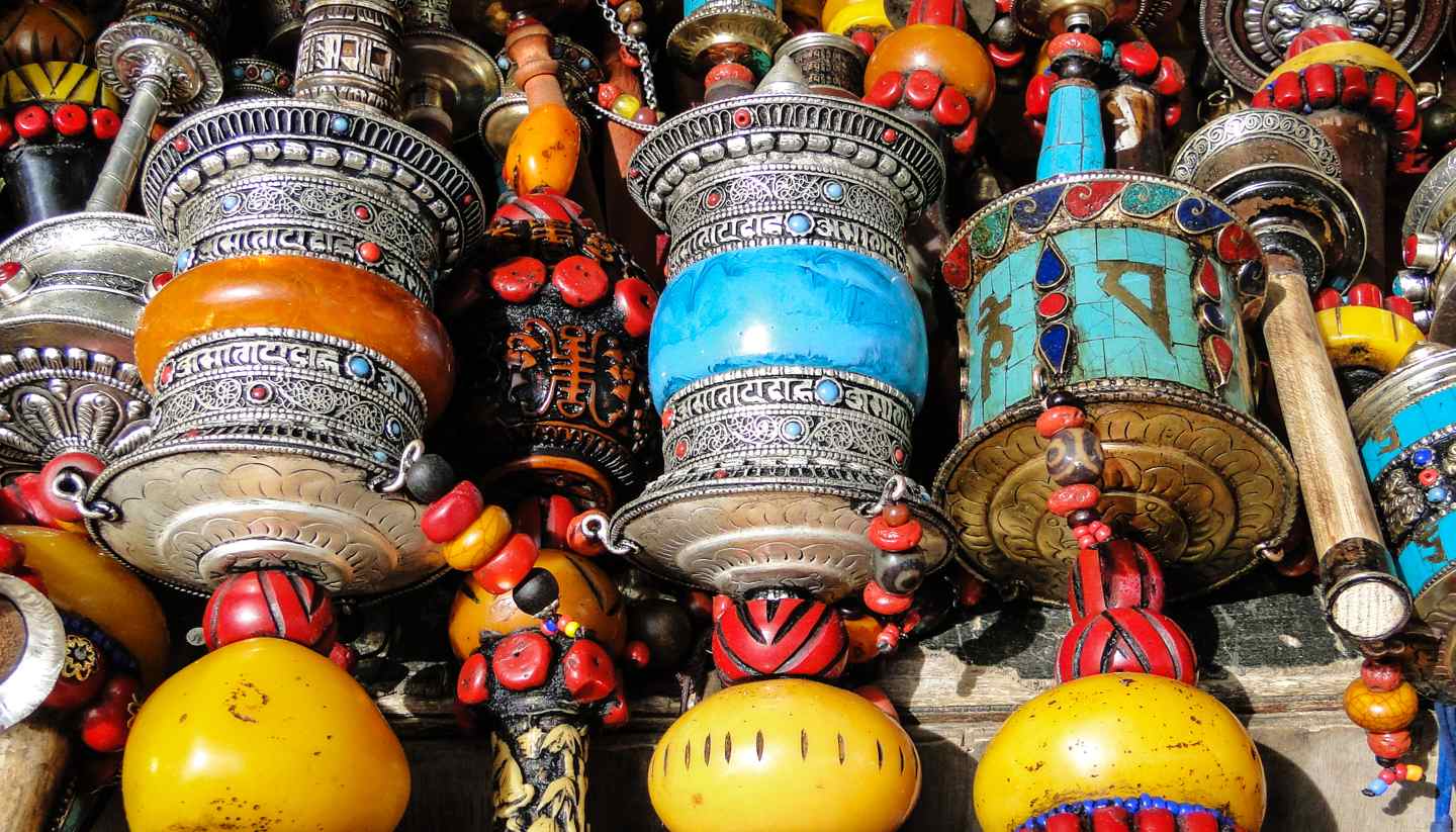 Tibet - Prayer wheels, Tibet