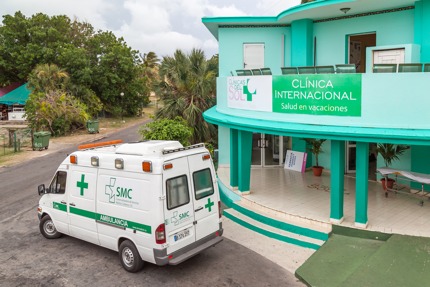 A clinic in the resort town of Varadero