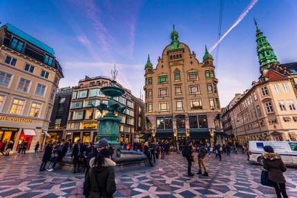 Strøget, the longest shopping street in Europe