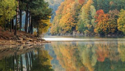 Lake Firiza in Maramures, Romania