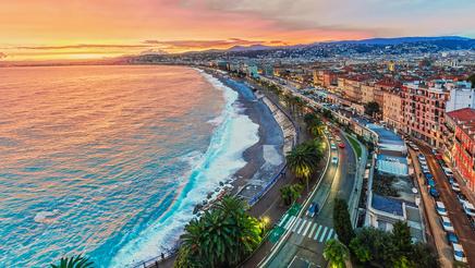 Nice, France, an evening shot