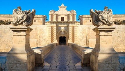 Mdina city gate, Malta