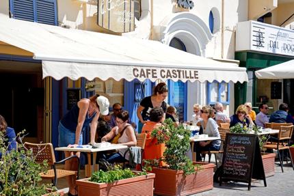 Cafe in Valletta, Malta