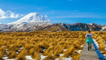 Tama Lakes trail in Tongariro National Park