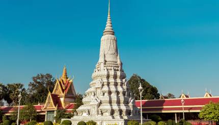 Silver pagoda and Royal Palace