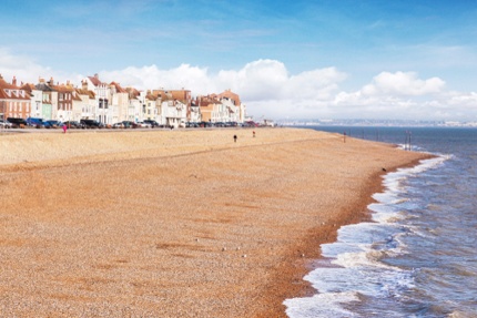 Deal's pebbly beach