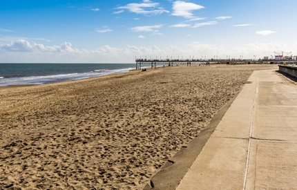 The beach at Skegness