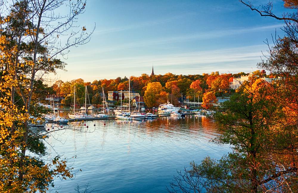 Waldemarsudde Bay, Stockholm in Autumn