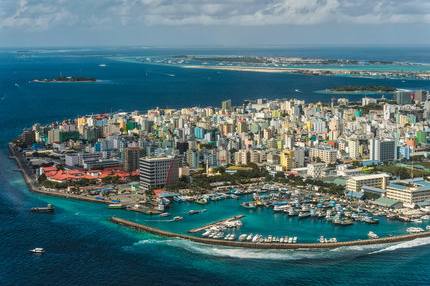 Male, the capital of the Maldives