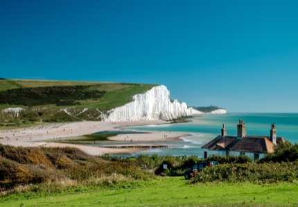 The Seven Sisters chalk cliffs