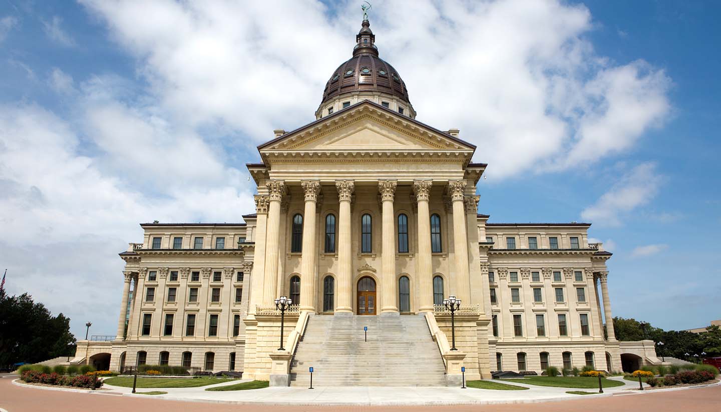 Kansas - State Capitol Building Kansas, USA.