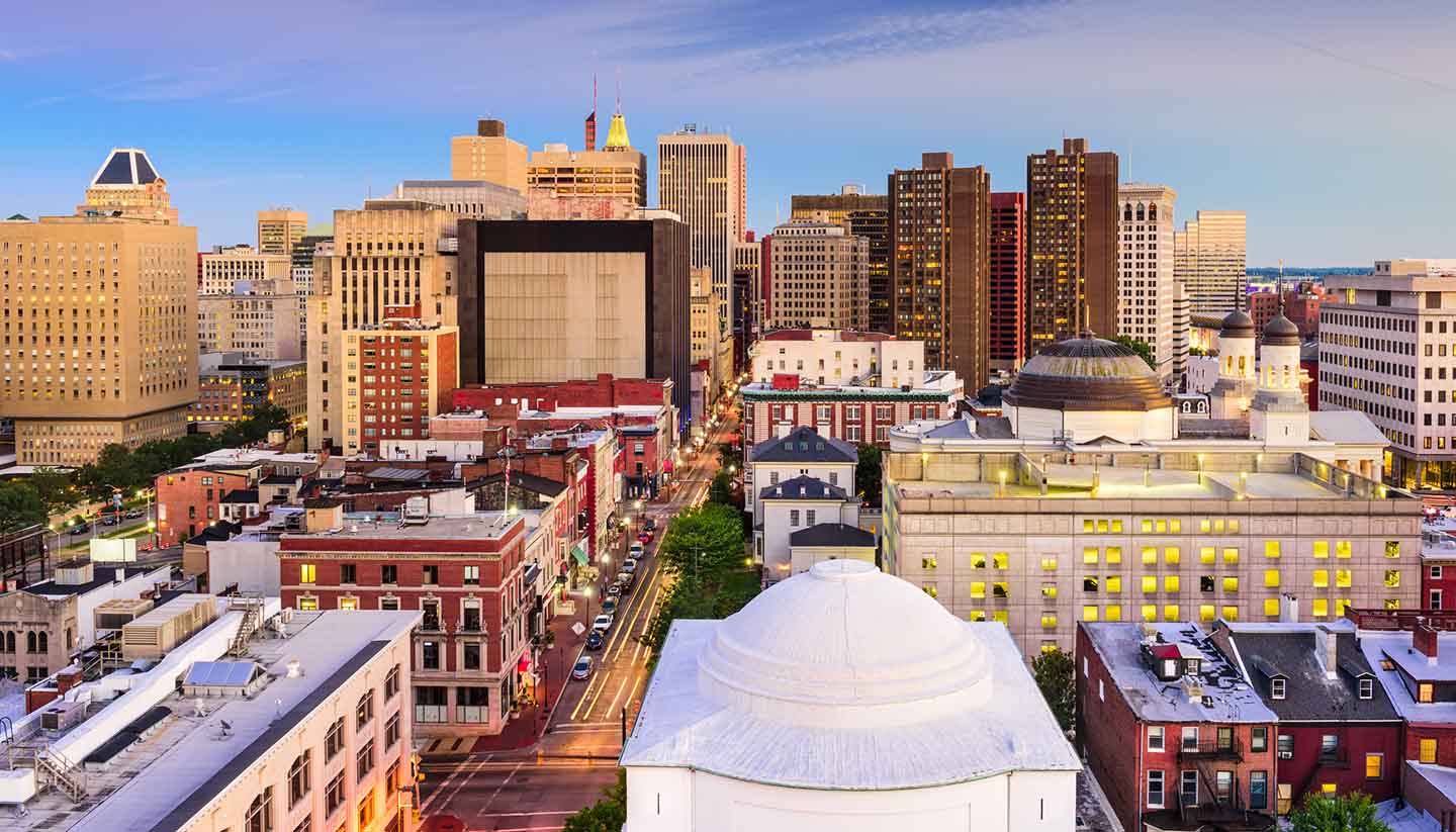 Maryland - Baltimore Maryland's Skyline (USA)