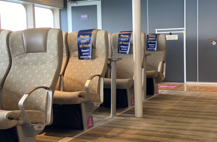 Condor Ferries reduce the number of passengers to ensure social distancing